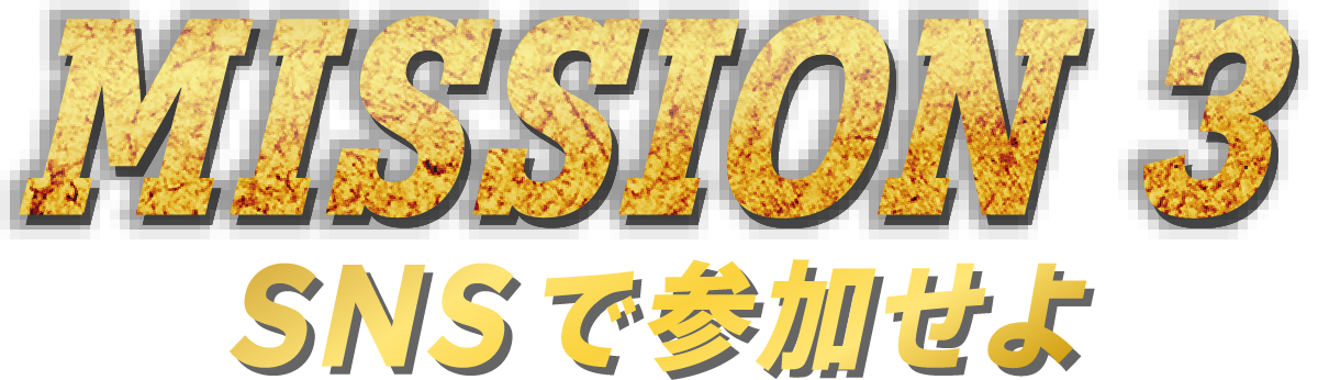 MISSION 3　SNSで参加せよ